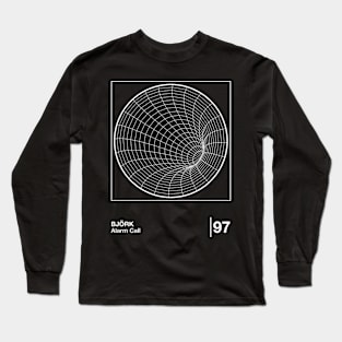 Bjork / Minimalist Style Graphic Design Artwork Long Sleeve T-Shirt